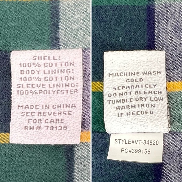 Orton Brothers Barn Coat Mens XL Cotton Tan Brown Flannel Lined Chore Jacket EUC - Picture 5 of 8